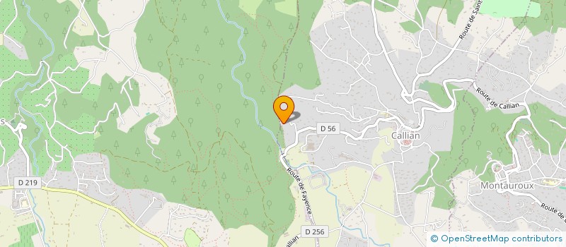 localisation de l'entreprise SCI LA CALIXTAUDE  SEILLANS