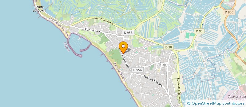 localisation de l'entreprise SCI LA CALOGE à L'EPINE