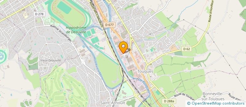 localisation de l'entreprise SCI LA CALONNE  TOUQUES