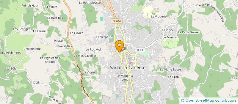 localisation de l'entreprise SCI LA CALPRENEDE II à SARLAT-LA-CANEDA