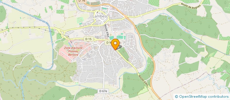 localisation de l'entreprise SCI LA CALYPSO  LAMBESC