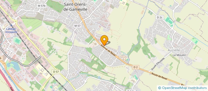 localisation de l'entreprise SCI LA CALZONE  SAINT-ORENS-DE-GAMEVILLE