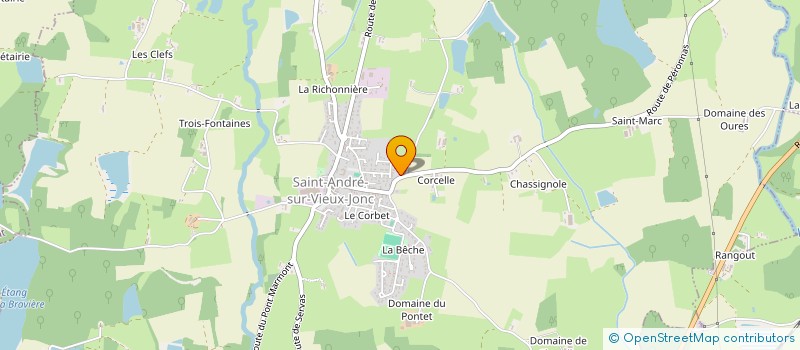 localisation de l'entreprise SCI LA CAMARGUAISE  SAINT-ANDRE-SUR-VIEUX-JONC