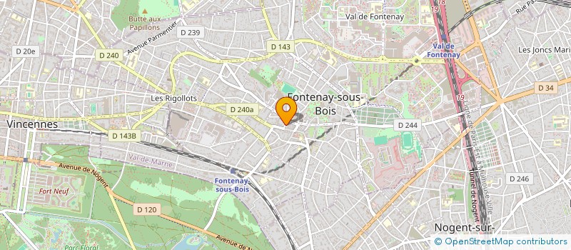 localisation de l'entreprise SCI LA CAMBRIE à FONTENAY-SOUS-BOIS