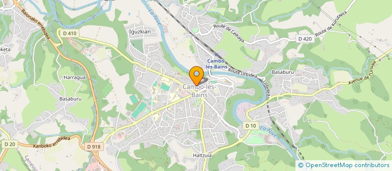 localisation de l'entreprise SCI LA CAMIETA  ITXASSOU