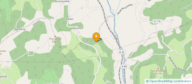 localisation de l'entreprise SCI LA CAMINADE  SAINT-DENIS-LES-MARTEL