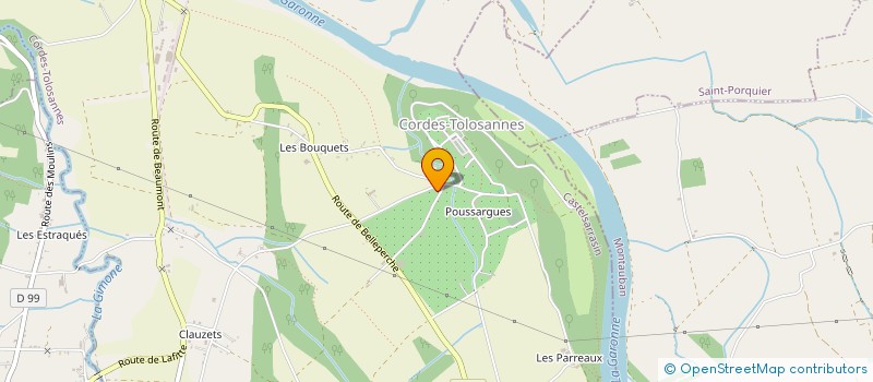 localisation de l'entreprise SCI LA CAMINADE  CORDES-TOLOSANNES