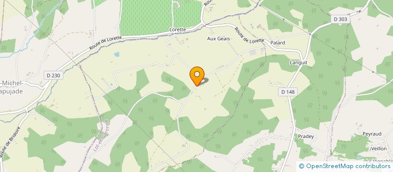 localisation de l'entreprise SCI LA CAMINASSE DE JUSIX  RAZAC-DE-SAUSSIGNAC