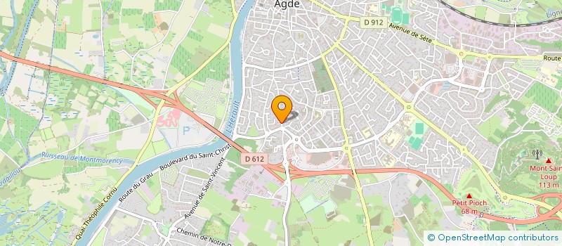 localisation de l'entreprise SCI LA CAMPAGNE  AGDE