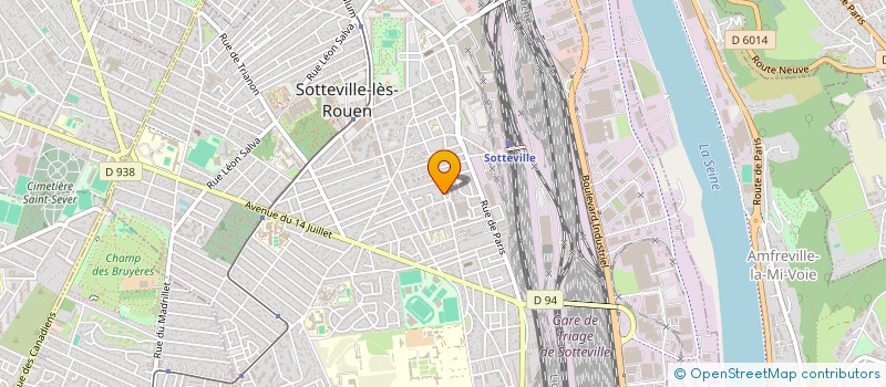 localisation de l'entreprise SCI LA CAMPAGNE  SOTTEVILLE-LES-ROUEN