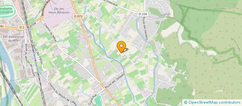 localisation de l'entreprise SCI LA CAMPAGNE DE VALANCOURT EN LUBERON  CAVAILLON