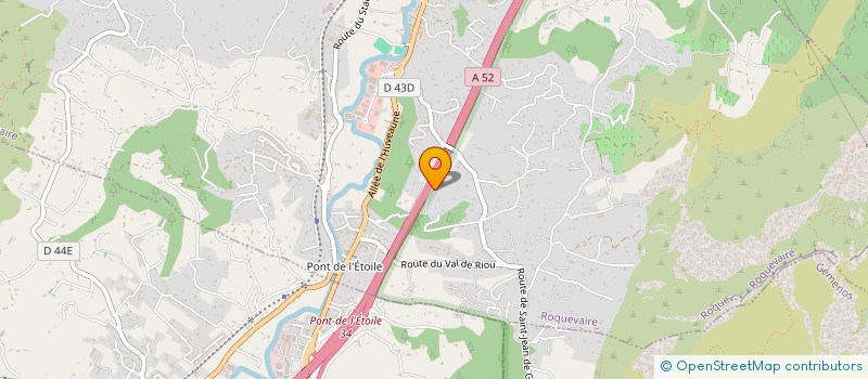 localisation de l'entreprise SCI LA CAMPAGNE NANE  ROQUEVAIRE