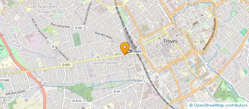 localisation de l'entreprise SCI LA CANE DE LA VIENNE  SAINTE SAVINE