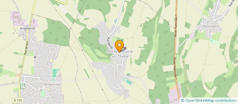 localisation de l'entreprise SCI LA CANICHERIE  MORTEFONTAINE-EN-THELLE