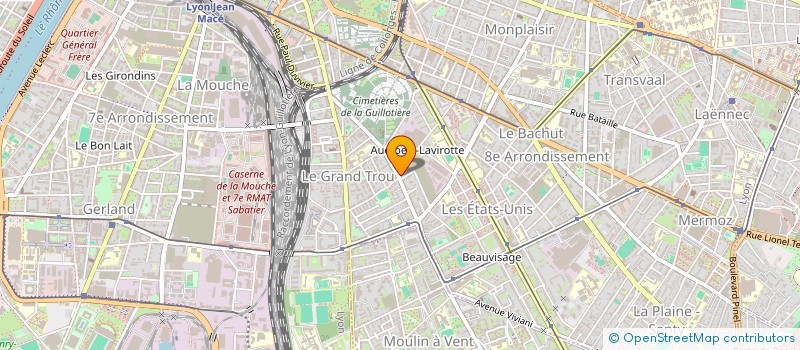 localisation de l'entreprise SCI LA CANOPEE  LYON