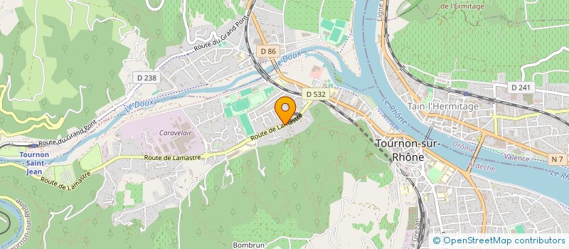 localisation de l'entreprise SCI LA CANOPEEE à TOURNON-SUR-RHONE