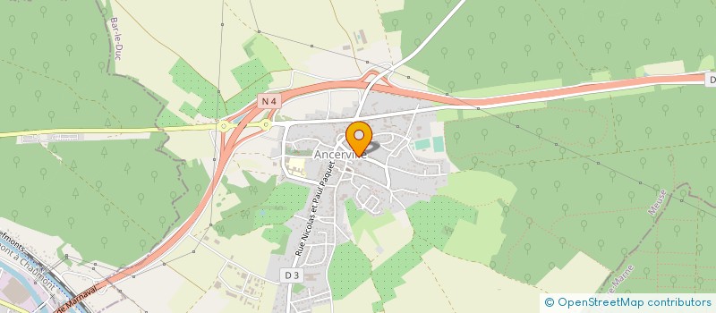 localisation de l'entreprise SCI LA CANTINE à ANCERVILLE