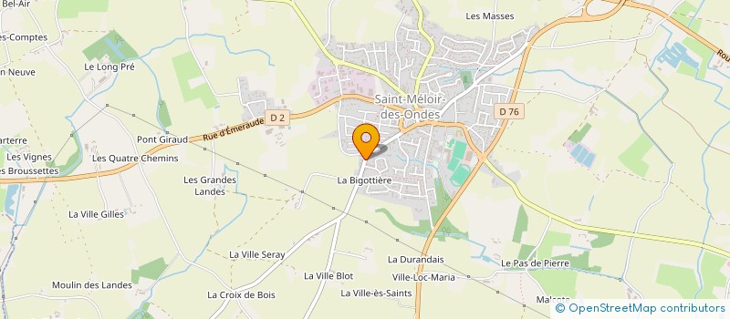 localisation de l'entreprise SCI LA CANTORBIERE  LA GOUESNIERE