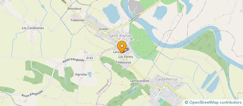 localisation de l'entreprise SCI LA CAPELETTE  CASTELSARRASIN