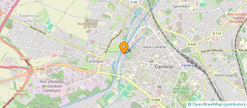 localisation de l'entreprise SCI LA CAPITAINERIE à CAMBRAI