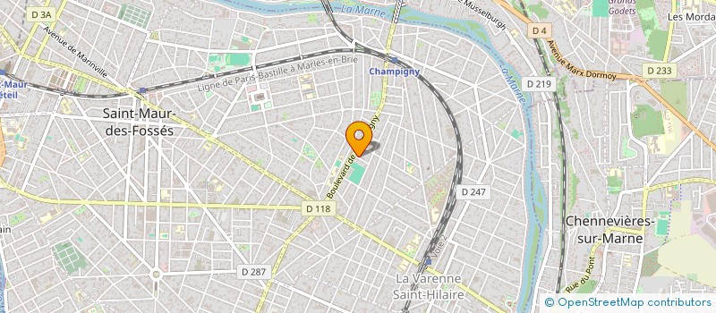 localisation de l'entreprise SCI LA CAPITANE à SAINT-MAUR-DES-FOSSES