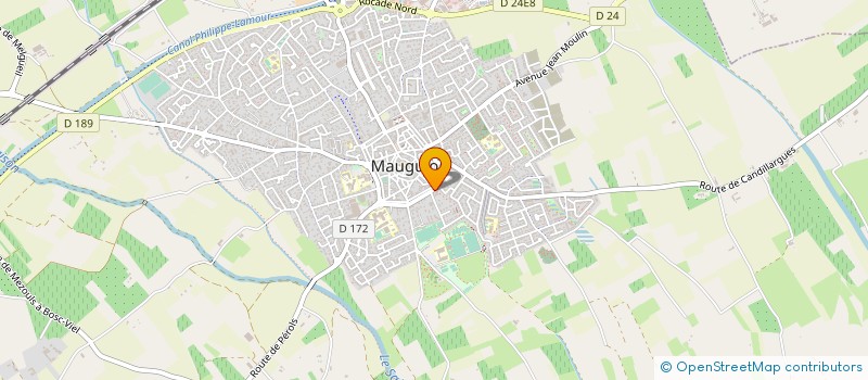 localisation de l'entreprise SCI LA CAPOULIERE  MAUGUIO