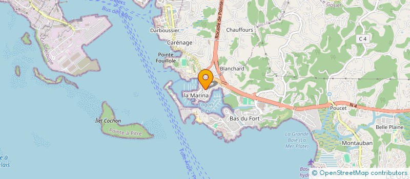 localisation de l'entreprise SCI LA CARAIBE  LE GOSIER