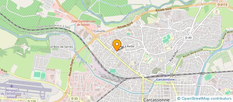 localisation de l'entreprise SCI LA CARAMBELLE à CARCASSONNE