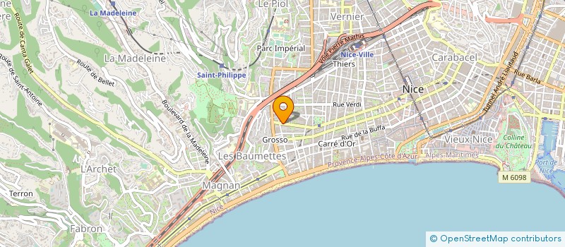 localisation de l'entreprise SCI LA CARAVELLE à NICE