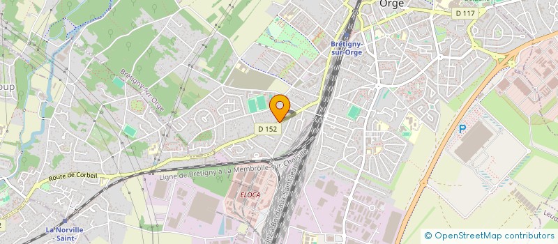 localisation de l'entreprise SCI LA CARAVELLE  BRETIGNY-SUR-ORGE