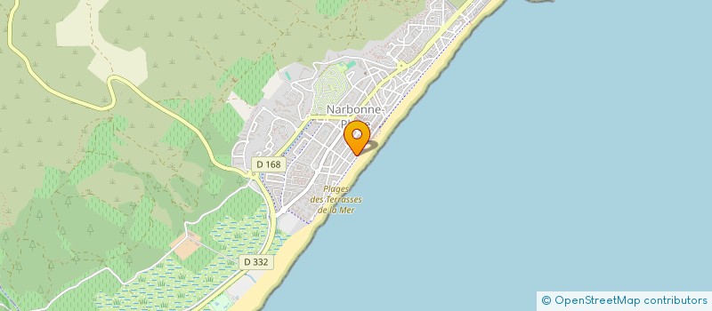 localisation de l'entreprise SCI LA CARAVELLE à NARBONNE
