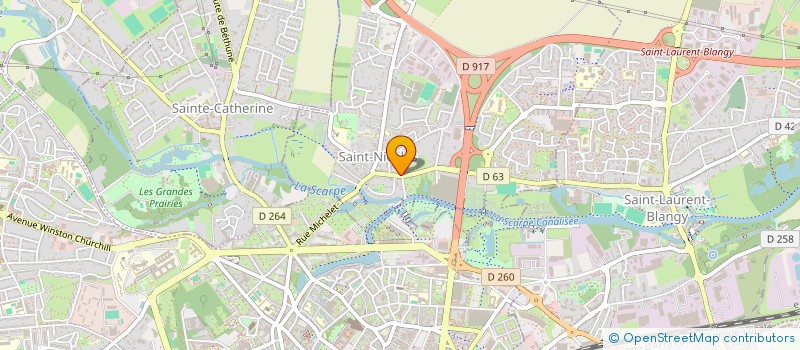 localisation de l'entreprise SCI LA CARAVELLE DE FREYJA  SAINT-NICOLAS