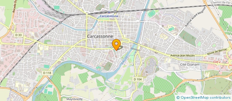 localisation de l'entreprise SCI LA CARCASSONNAISE à CARCASSONNE