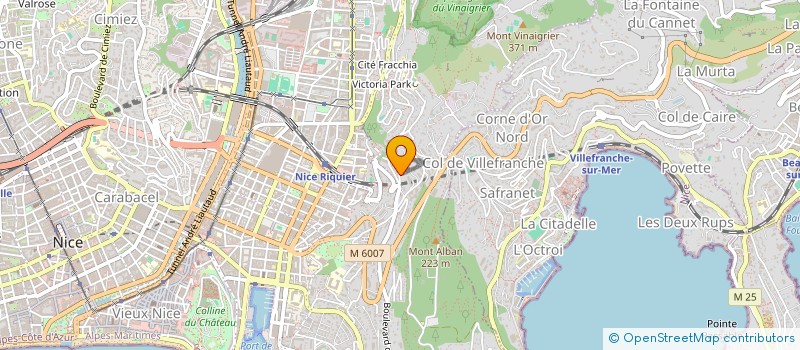 localisation de l'entreprise SCI LA CARDELLA à NICE