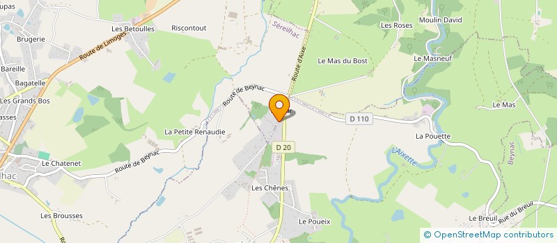 localisation de l'entreprise SCI LA CARETTE  SAINT-MARTIN-LE-VIEUX