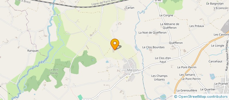 localisation de l'entreprise SCI LA CARLOTTE  LAMBALLE-ARMOR