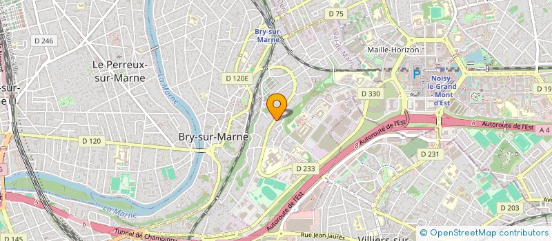 localisation de l'entreprise SCI LA CARNOTIERE  BRY-SUR-MARNE