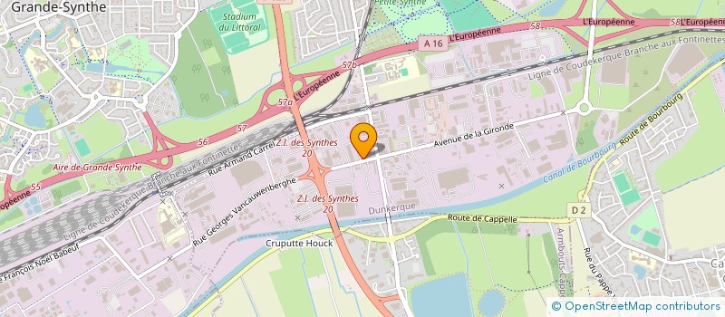 localisation de l'entreprise SCI LA CAROLINE  FONTAINES