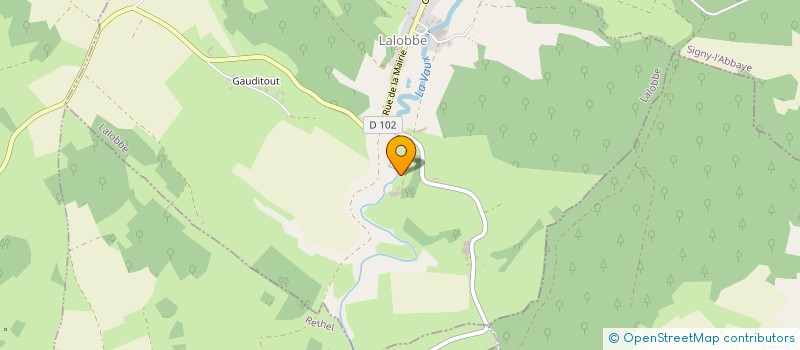 localisation de l'entreprise SCI LA CAROLLE  SIGNY L'ABBAYE