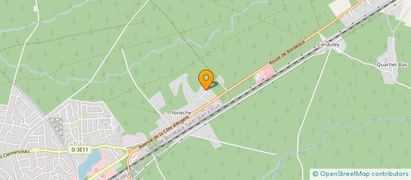 localisation de l'entreprise SCI LA CAROTHOM  BIGANOS