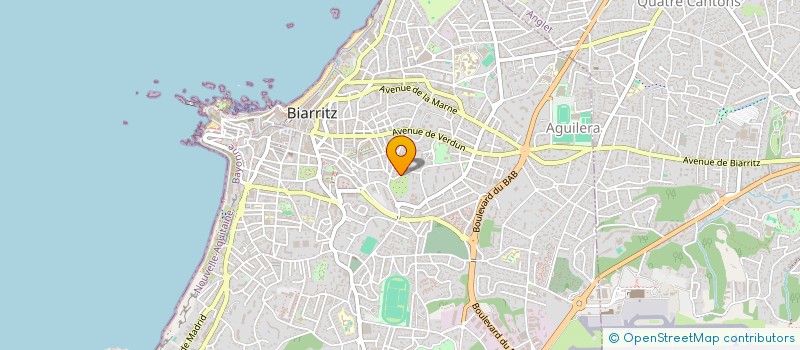 localisation de l'entreprise SCI LA CARPE ROUGE  BIARRITZ