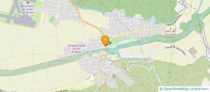 localisation de l'entreprise SCI LA CARRIERE  VINON-SUR-VERDON