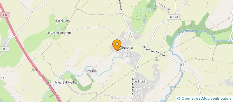 localisation de l'entreprise SCI LA CARRIERE  FRANCOIS