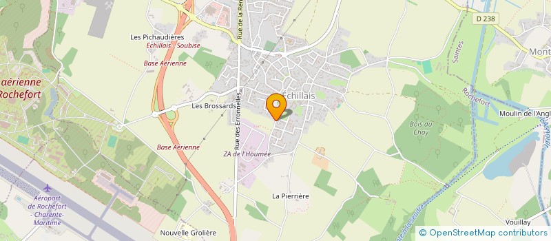 localisation de l'entreprise SCI LA CARRIERE  ECHILLAIS