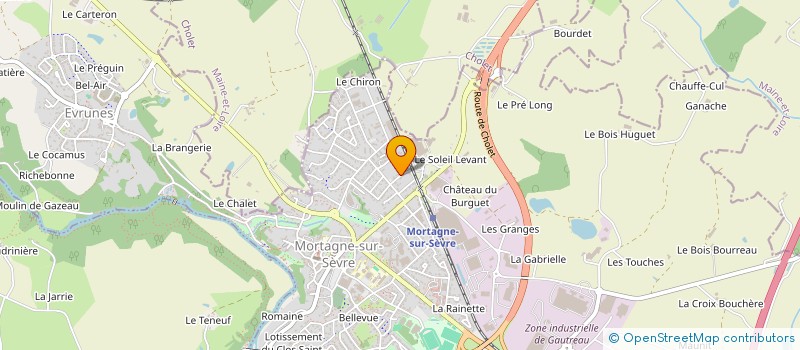 localisation de l'entreprise SCI LA CARRIERE  MORTAGNE-SUR-SEVRE