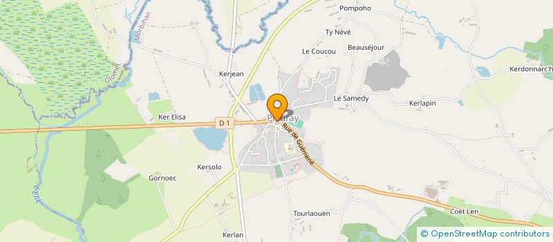 localisation de l'entreprise SCI LA CARROUGEOISE  PLOURAY