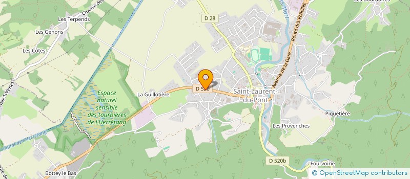 localisation de l'entreprise SCI LA CARTERONNE  SAINT-LAURENT-DU-PONT