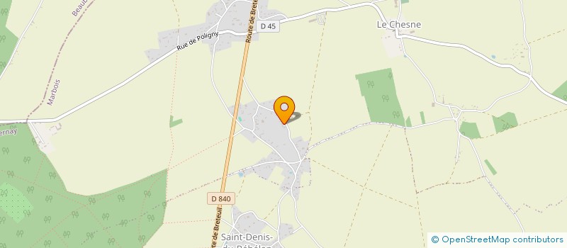 localisation de l'entreprise SCI LA CARTESIENNE  MARBOIS