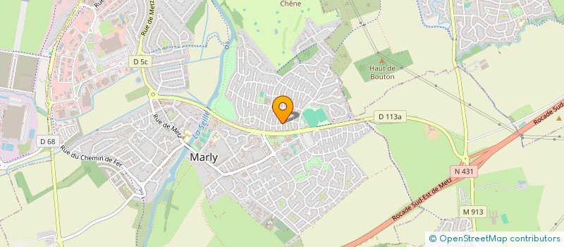 localisation de l'entreprise SCI LA CARTOUCHERIE à MARLY
