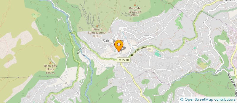 localisation de l'entreprise SCI LA CASA  SAINT-JEANNET